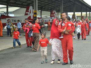 Usai Beraksi di Singapura, The Jupiters TNI AU Pulang ke Sangkarnya