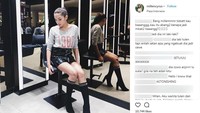 Komentar serupa juga muncul di foto lainnya. (Dok. Instagram/millencyrus)