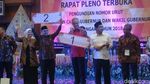 Foto: Semarak Suasana Pengundian Nomor Urut Paslon di Pilgub Jateng