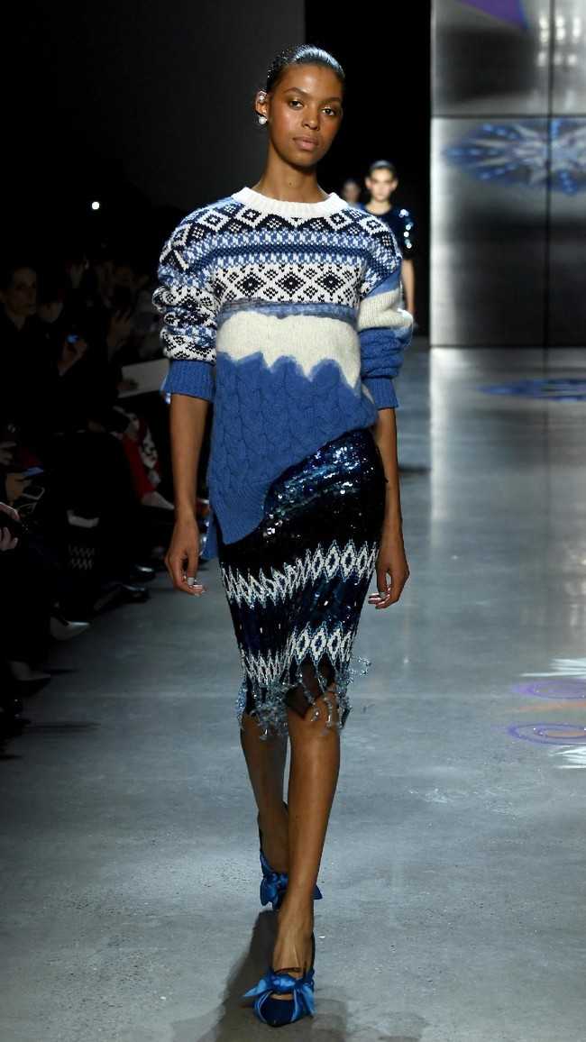 Fashion show Prabal Gurung di New York Fashion Week, di Galeri I, Spring Studio, New York City, Minggu 11/2/2018. (Photo by Frazer Harrison/Getty Images)