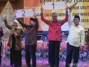 Makna Nomor Urut bagi Ganjar-Yasin dan Sudirman-Ida di Pilgub Jateng