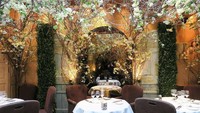 Clos Maggiore terletak di Kota London. Ini bisa dikategorikan sebagai restoran paling romantis, Anda bisa menikmati makan malam sambil memandang hiasan langit-langit cantik. Di sini juga tersedia sekitar 2.500 jenis wine.  Foto: Istimewa
