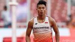 Aksi Memukau Atlet Lompat Galah Idan Fauzan Richsan