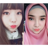 Disebut-sebut mirip aktris Korea, Ayu Indriati meresponsnya dengan candaan. Ia pun membuat mencoba berfoto dengan pose yang sama dengan Chae Soo-Bin kemudian membuat kolase foto mereka berdua. Foto: Instagram