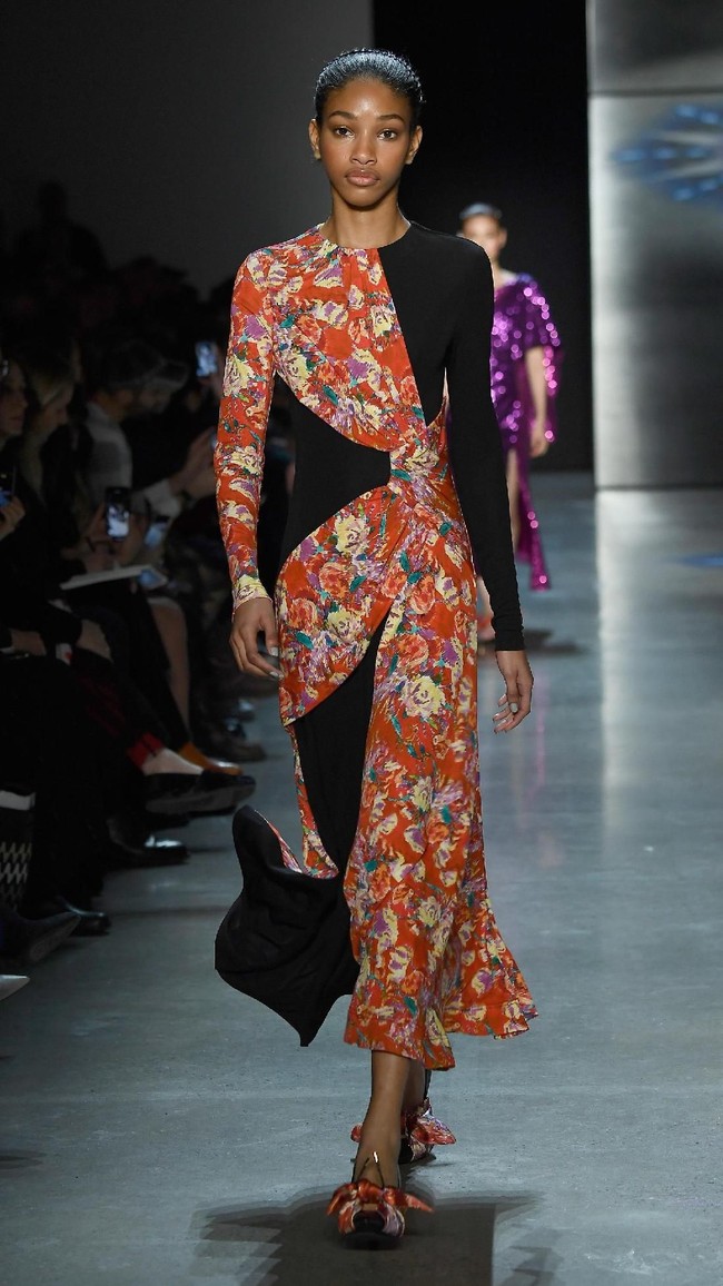 Fashion show Prabal Gurung di New York Fashion Week, di Galeri I, Spring Studio, New York City, Minggu 11/2/2018. (Photo by Frazer Harrison/Getty Images)