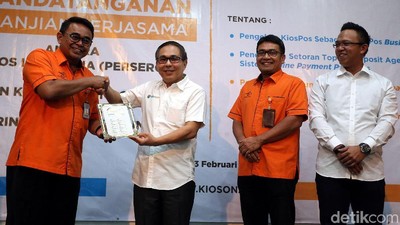 Pos Indonesia Gandeng Kioson