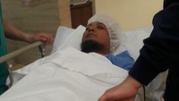Operasi yang dijalani Novel untuk memaksimalkan pertumbuhan selaput mata kiri sebelum pemasangan artificial cornea. (Foto: Dok. Istimewa)