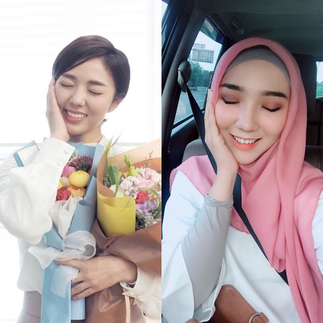 Foto yang Ayu unggah di Instagram ini sontak membuat netizen lebih mudah membandingkan keduanya. Netizen pun makin setuju dengan kemiripan mereka berdua. Foto: Instagram