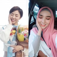 Foto yang Ayu unggah di Instagram ini sontak membuat netizen lebih mudah membandingkan keduanya. Netizen pun makin setuju dengan kemiripan mereka berdua. Foto: Instagram