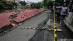Penampakan Jalan Retak di Matraman