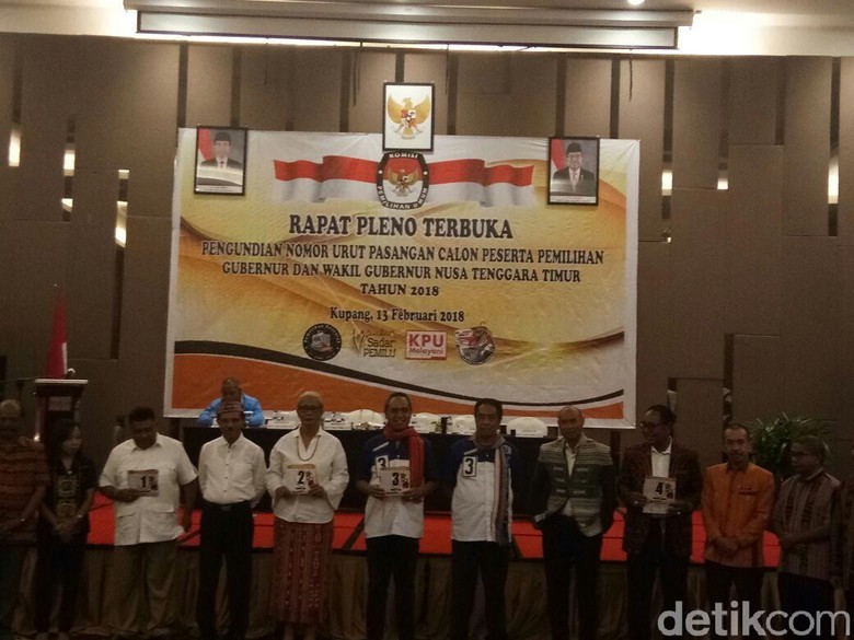 Nomor Urut Pilgub NTT 2018: Marianus Sae 2, Benny Harman 3, Viktor 4 Nomor Urut Pilgub NTT 2018: Marianus Sae 2, Benny Harman 3, Viktor 4