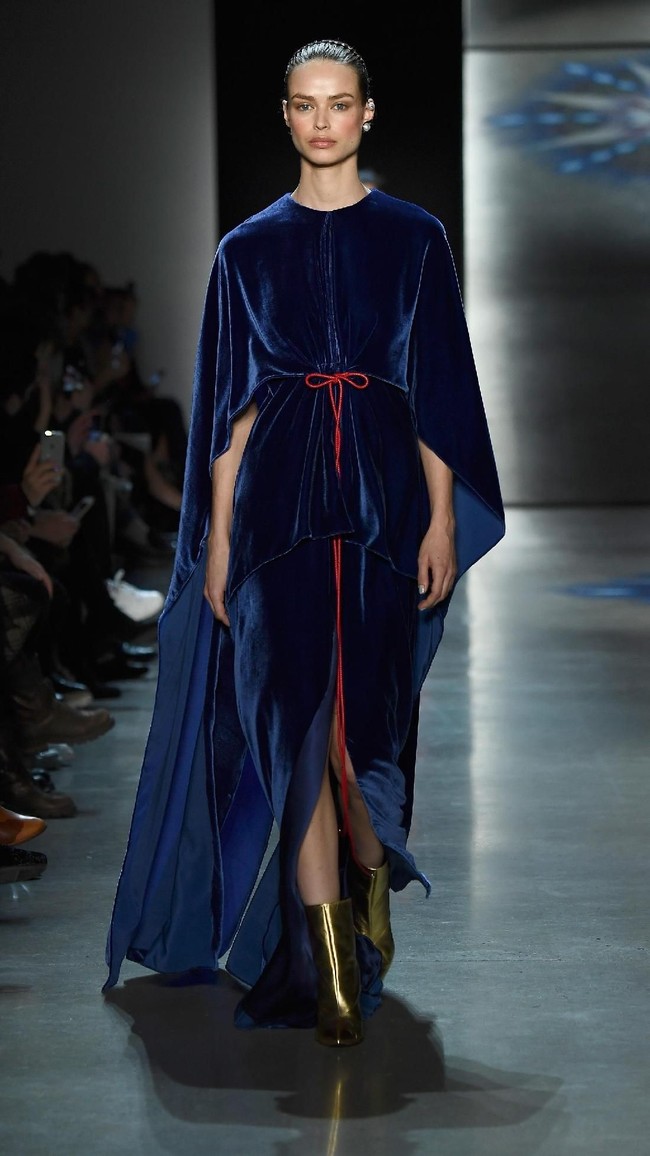 Fashion show Prabal Gurung di New York Fashion Week, di Galeri I, Spring Studio, New York City, Minggu 11/2/2018. (Photo by Frazer Harrison/Getty Images)