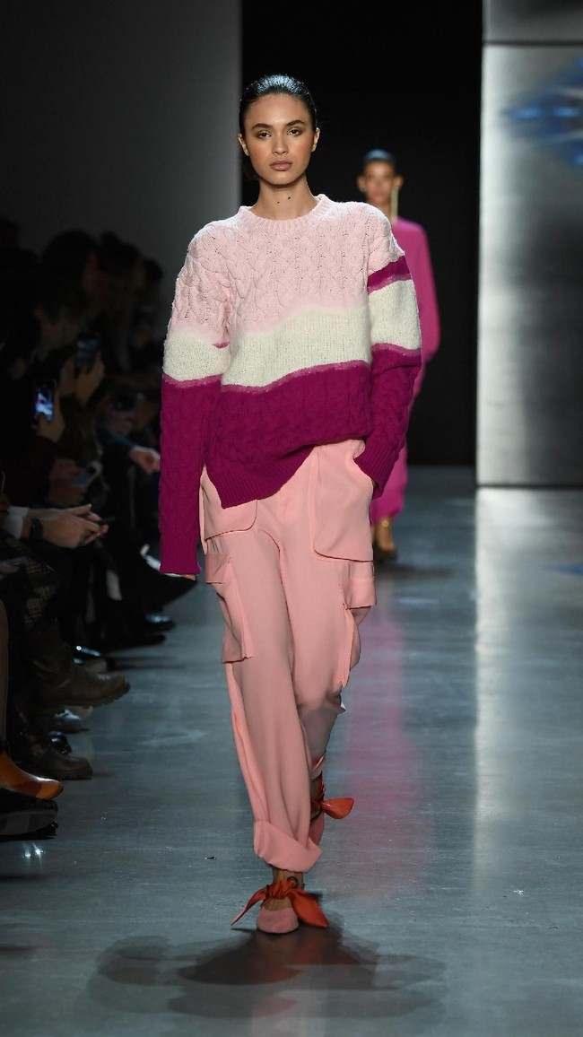 Fashion show Prabal Gurung di New York Fashion Week, di Galeri I, Spring Studio, New York City, Minggu 11/2/2018. (Photo by Frazer Harrison/Getty Images)