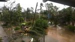 Foto: Tonga yang Porak-poranda karena Topan Gita