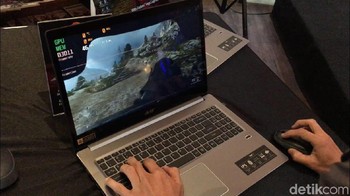 AMD Ryzen Mobile mampu meningkatkan performa sampai 200% dan menghemat 50% power dibandigkan teknologi sebelumnya. (Foto: detikINET/Agus Tri Haryanto)