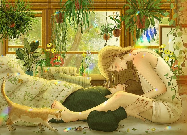 Bisa menghabiskan waktu bersama pasangan dan saling bercanda. Foto: Instagram @poetic.persona