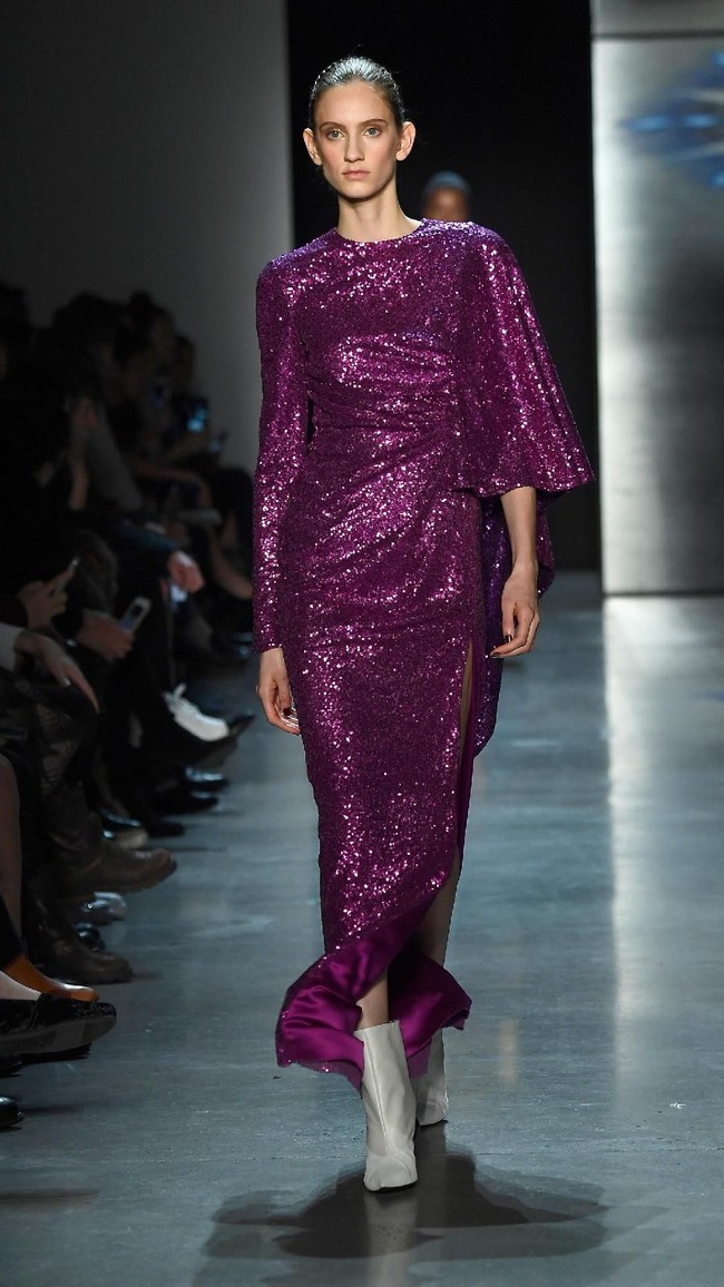 Fashion show Prabal Gurung di New York Fashion Week, di Galeri I, Spring Studio, New York City, Minggu 11/2/2018. (Photo by Frazer Harrison/Getty Images)