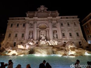 Foto: Air Mancur Lancar Jodoh dari Italia