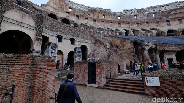 Mengintip 'Isi Perut' Colloseum Roma