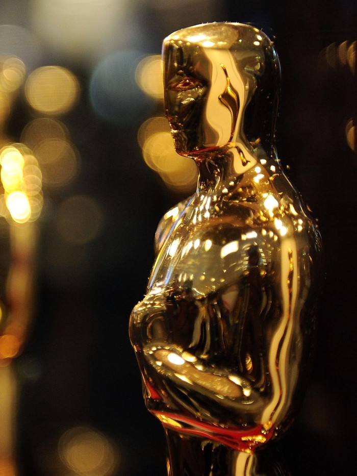 NEW YORK - FEBRUARY 25:  Overview of Oscar statues on display at Meet the Oscars at the Time Warner Center on February 25, 2010 in New York City.  (Photo by Andrew H. Walker/Getty Images)