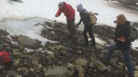 Ditemukan di dekat puncak sebuah gunung yang tertutup salju di Yukon Barat Selatan. Itu adalah penemuan yang luar biasa,” kata ahli arkeologi Yukon Greg Hare kepada Fox News. (Foto: Dok. Government of Yukon via Fox News)