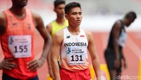 Pelari Indonesia harus mengakui keunggulan Jinson Johnson.