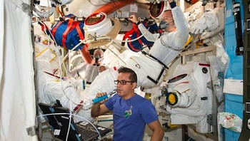 ISS dapat menampung sampai 6 astronot sekali waktu. Foto: Instagram