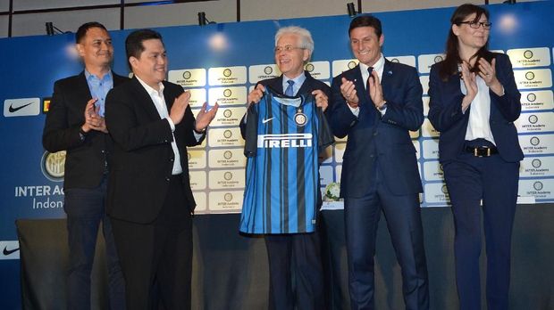 Erick Thohir masih memiliki saham 30 persen di Inter Milan. (