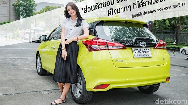 Yaris terbaru yang sudah meluncur di Thailand. 