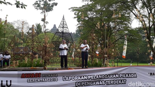 Apel Pengawas Pemilu dan Launching Pengawasan, Kabupaten Magelang.