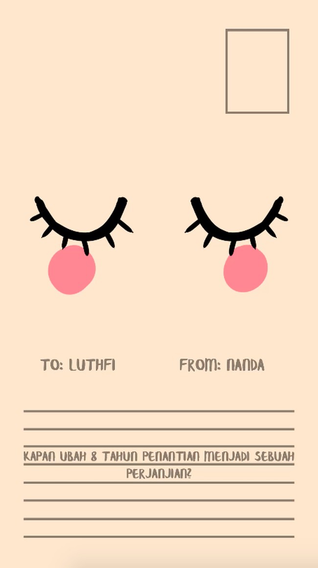 Kapan ubah delapan tahun penantian jadi sebuah perjanjian? Foto: dok. Wolipop