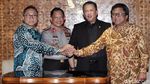 Polri, DPR, MPR dan DPD Teken MoU Keamanan Kompleks Parlemen