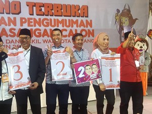 Ini Rincian Sumber Dana Kampanye Tiga Paslon Pilwali Malang 2018