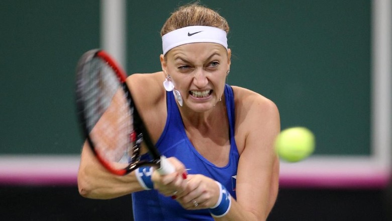 Kvitova, Muguruza Membuka dengan Kemenangan Mudah Kvitova, Muguruza Membuka dengan Kemenangan Mudah