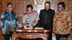 Polri, DPR, MPR dan DPD Teken MoU Keamanan Kompleks Parlemen
