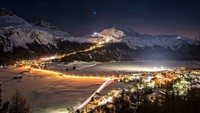 Kulm Hotel di St Moritz, Swiss mengajak traveler buat merasakan meluncur di lereng pegunungan bersalju yang seperti milik pribadi, Corvatsch (Kulm Hotel)