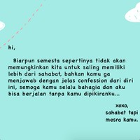 Semoga kamu selalu bahagia dan aku bisa berjalan tanpa kamu di pikiranku. Foto: dok. Wolipop