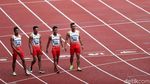 Estafet 4 x 100 M Putra Berjaya di SUGBK