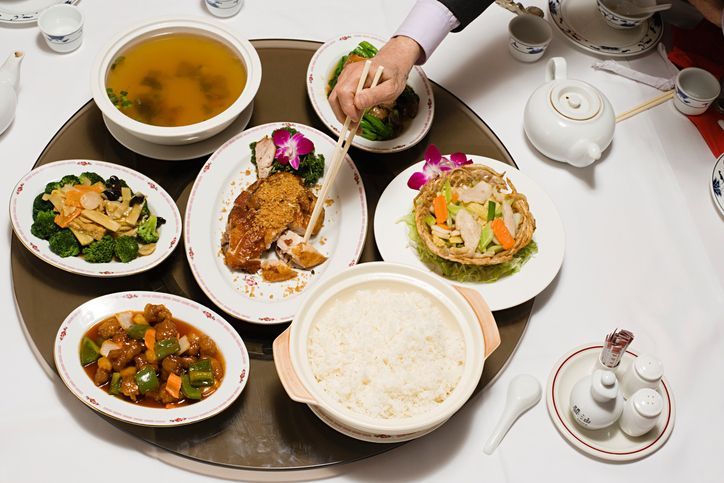 etiket makan tahun baru China