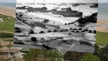 Pendaratan pasukan Sekutu di D Day di pantai Normandia untuk membebaskan Prancis di tahun 1944. Foto: Getty Images  
