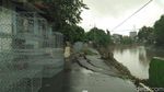Penampakan Jalan Terbelah di Kampung Berlan