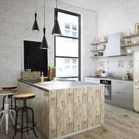 Warna-warna netral juga masih disukai di 2018, tapi akan ada penambahan aksen emas yang membuat tampilan dapur lebih hangat dan dinamis. Kamu bisa mengaplikasikannya dengan memadukan material dari kayu dan perangkat dari kuningan. Foto: Thinkstock