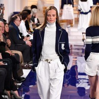 Fashion show Ralph Lauren untuk musim semi 2018 di New York Fashion Week, New York City, Senin 12/2/2018. (Photo by Slaven Vlasic/Getty Images)