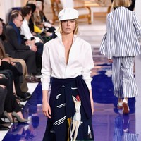 Fashion show Ralph Lauren untuk musim semi 2018 di New York Fashion Week, New York City, Senin 12/2/2018. (Photo by Slaven Vlasic/Getty Images)