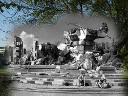 Potret Kontras Kehancuran Perang Dunia dan Kondisi Sekarang