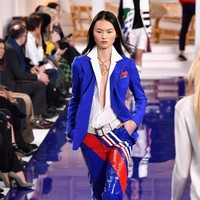 Fashion show Ralph Lauren untuk musim semi 2018 di New York Fashion Week, New York City, Senin 12/2/2018. (Photo by Slaven Vlasic/Getty Images)