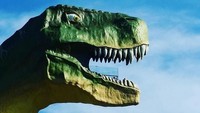 Ada pula 160 anak tangga menuju mulut dinosaurus, di mana traveler bisa melihat panorama Kota Drumheller dari ketinggian (mz_shines/Instagram)