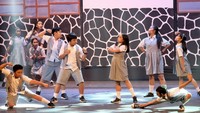 Karakter Sherina dan Sadam yang diperankan oleh Caecilia Laura dan Farell Irham Khairi mengingatkan penonton dengan sosok Sherina Munaf dan Derby Romero sewaktu dulu. Foto: JKTMOVEIN