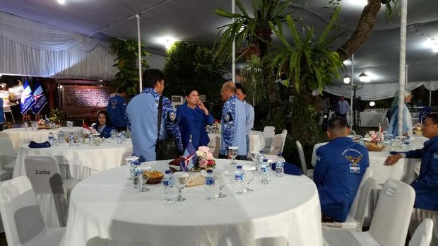 AHY Hadiri Pengukuhan Kader Baru Partai Demokrat di Cikeas