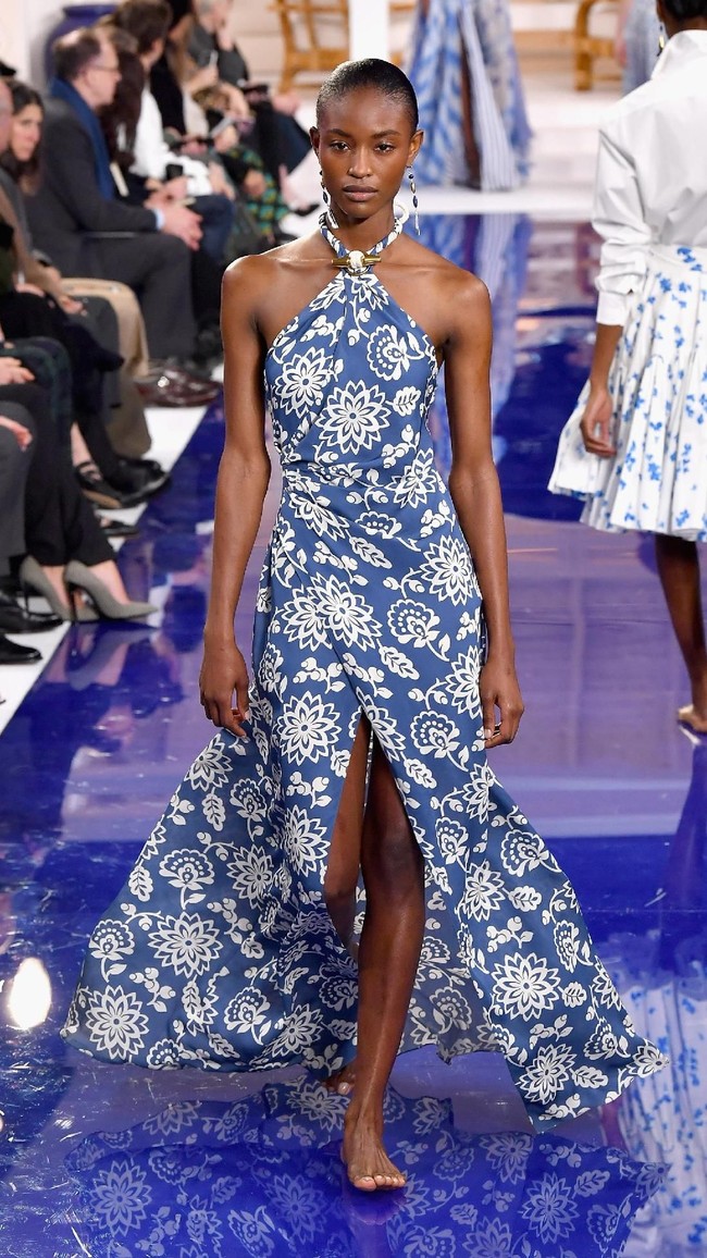 Fashion show Ralph Lauren untuk musim semi 2018 di New York Fashion Week, New York City, Senin 12/2/2018. (Photo by Slaven Vlasic/Getty Images)